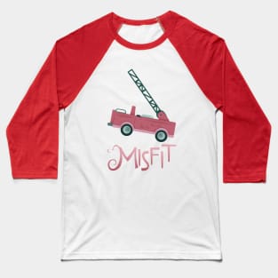 Misfit - Pink Fire Engine Baseball T-Shirt